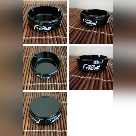 VINTAGE Hacienda Motor Hotel MEX & Freemont Hotel Vegas Ashtrays - Picture 3 of 4